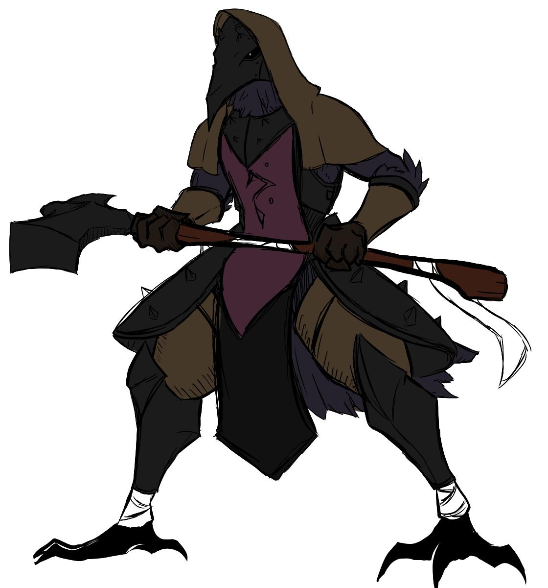 Here's my Kenku Paladin from our current DnD campaign! pic.twitter.com...
