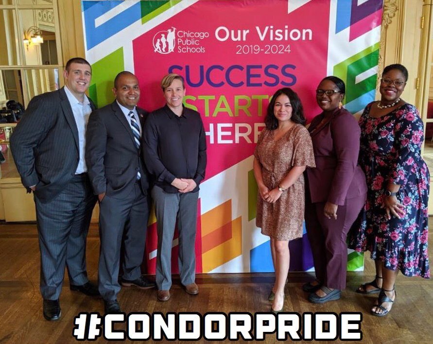CurieHS's tweet photo. Team Curie at @ChiPubSchools #adminsummit19 today! https://t.co/MO6NuBLdtZ