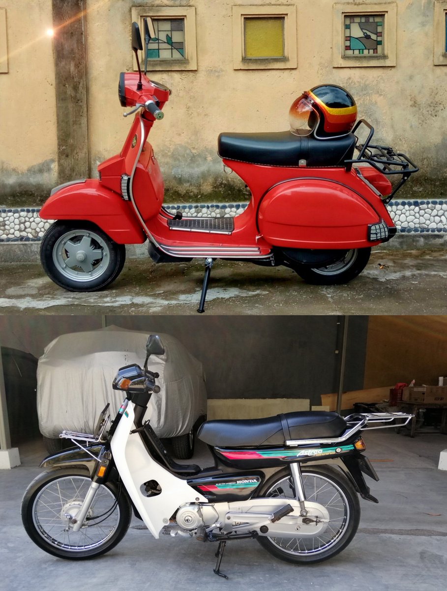 Roda dua dua²nya tua² keladi