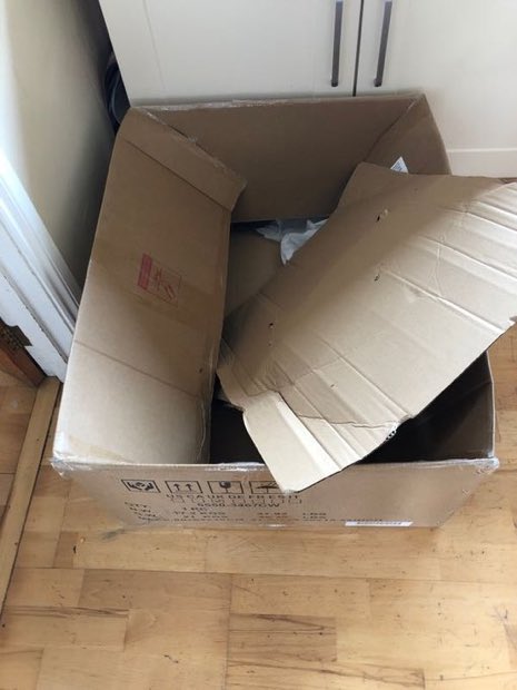 AltAcInABox's tweet photo. Can't afford a new box? We got you. Act now and get a half empty Expo marker to write your name and blood type on your box as you inhale the sweet fumes and contemplate the article on Walter Benjamin that you never finished. #phdchat https://t.co/TU7sRWmbHh