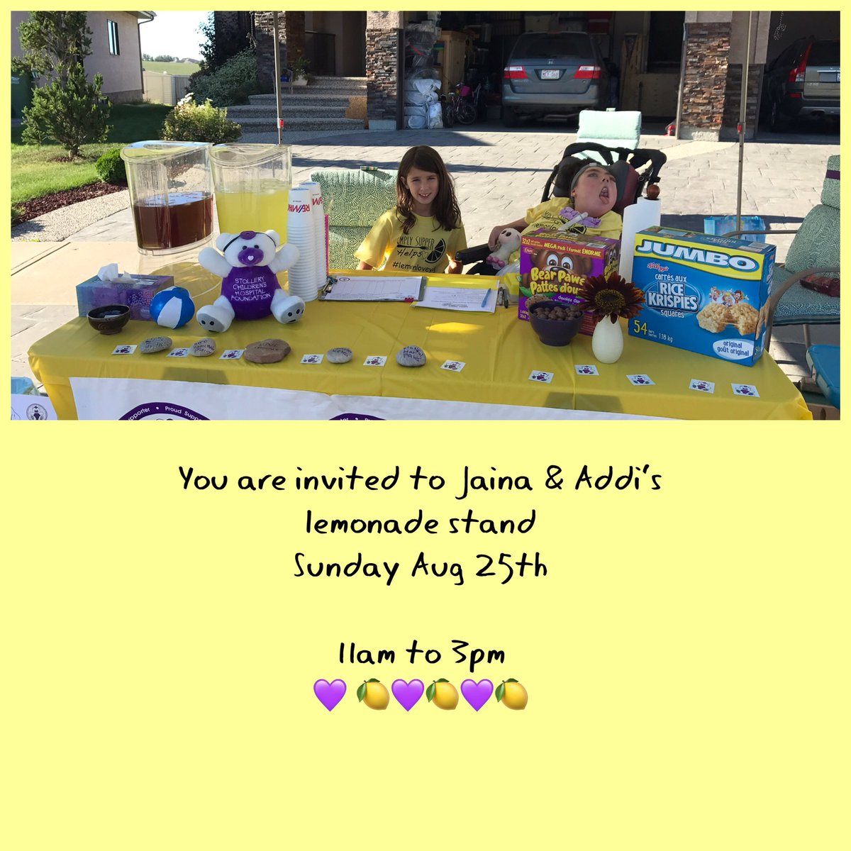 tinabee_77's tweet photo. Save the date 🍋💜 #lemonloveyeg @StolleryKids 👇🏼👇🏼 https://t.co/aj5S4hOm8K