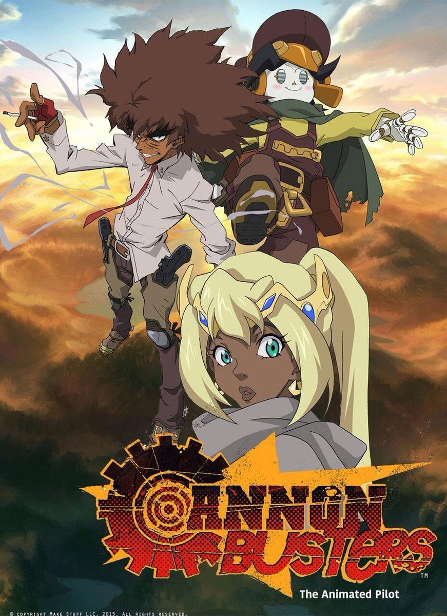 Pretty Politico Netflix Has A New Anime Called Cannonbusters Created By A Black Man With A Primarily Black Anime Characters Netflix Hasn T Promoted It But Y All It S Here Leseanthomas T Co ygwyv1hm