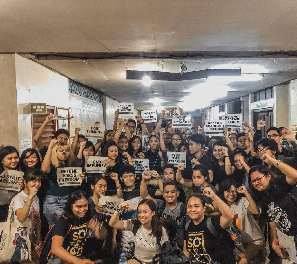 sarahelago's tweet photo. Isang palaban na araw mula UP Visayas Miagao! #DefendStudentRights #handsoffourschools https://t.co/XFNomnS1IZ