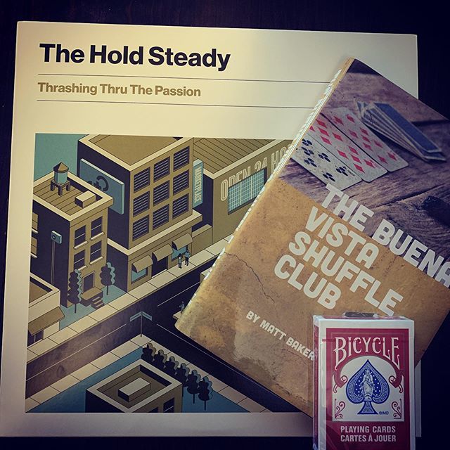 colinjholt's tweet photo. Ready for vacation #newvinyl #theholdsteady #magicbooks #cardmagic  #playingcards https://t.co/Te0G9xDMHe https://t.co/GjCXA0Owjj
