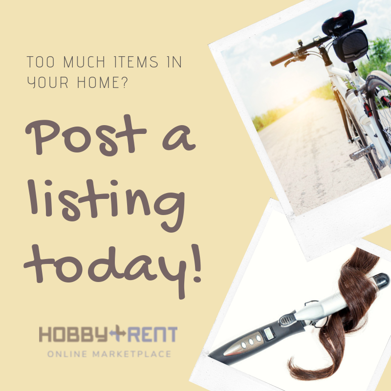 HobbyRent's tweet photo. Tired of thinking where to store your things that eat up too much space in your home? Don't throw it away! Make money out of it with HobbyRent! Check out https://t.co/ylCFm2EkTt to know how. #storage #spacesaver #hobbyrent https://t.co/jhn0u5W4bE