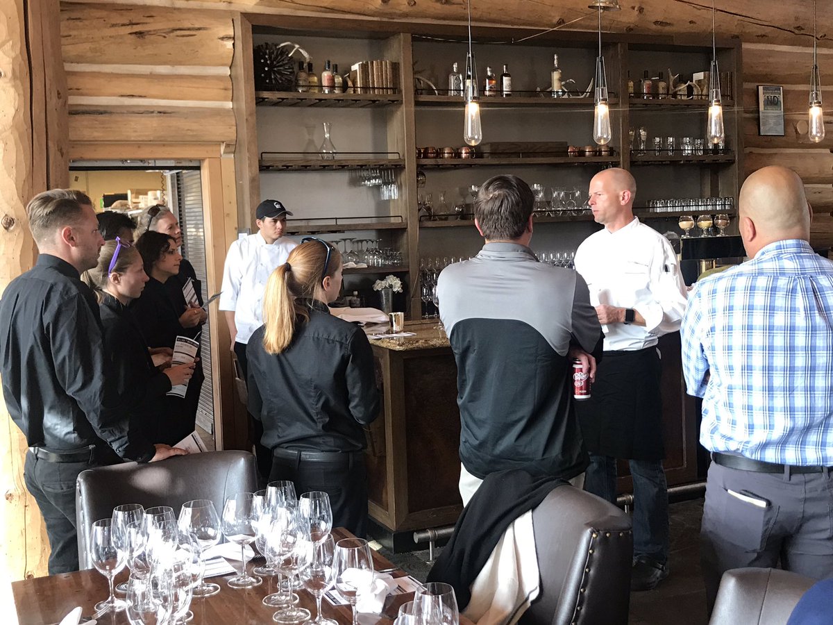 Robert and Tell working with Chef Scott Giambastiani for tonight’s Vine and Dine Master’s Dinner! #bigskyvineanddine #prostartmt  @prostartprogram