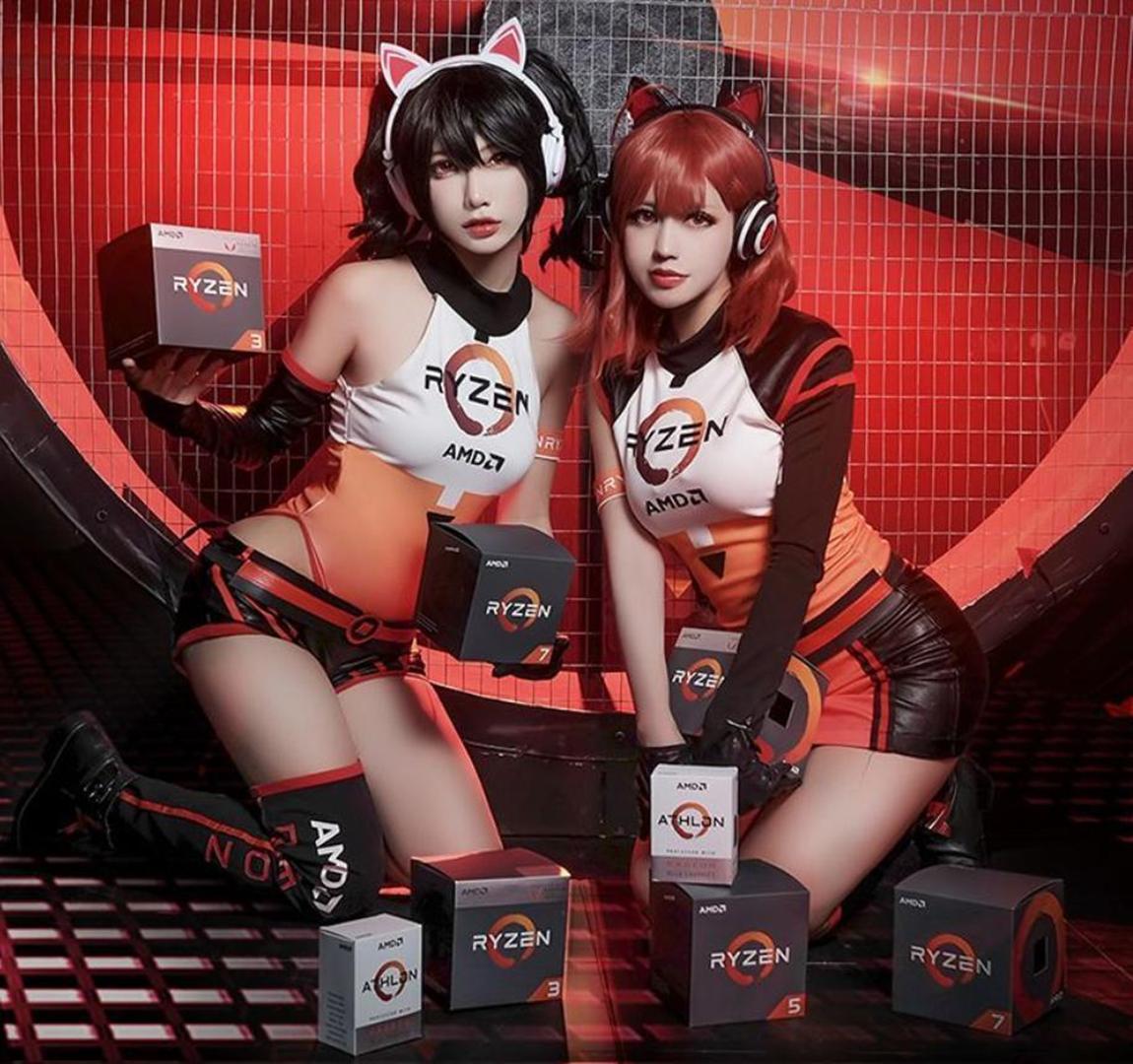 Маскоты AMD Ryzen