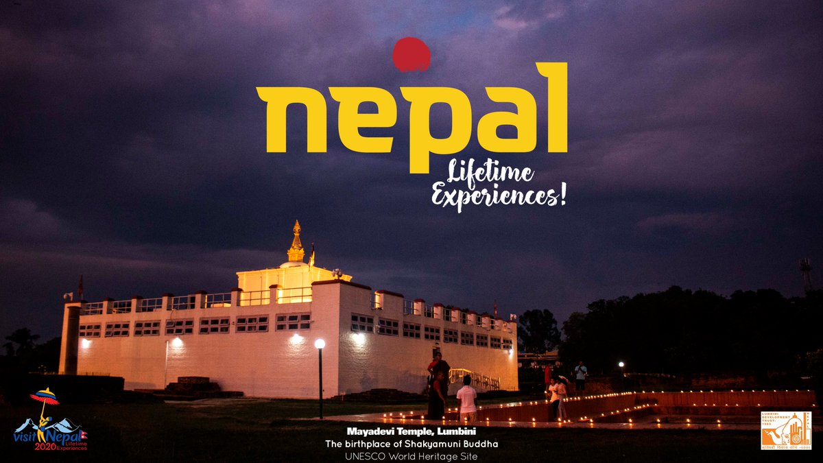 Get 'Lifetime Experiences!' at the birthplace of Shakyamuni Buddha. Visit Lumbini, Nepal.

#VisitNepal2020 #VisitLumbini2076 #VisitLumbini #Buddha #UNESCO #WorldHeritageSite #Peace #MayadeviTemple #Lumbini