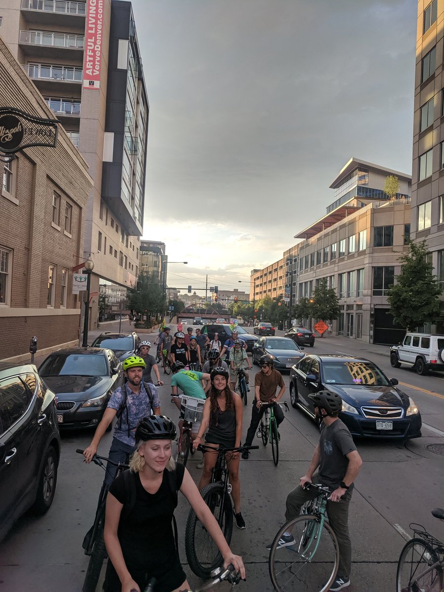 NoSquish's tweet photo. Riding with @XRDenver for another #CriticalMassDen. Nice route tonight! https://t.co/u4psat6FOE