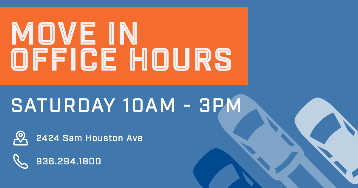 SHSUParking's tweet photo. We're open just for you! Come visit or call the @SamHoustonState parking office with any question or to purchase an ePermit! #SHSU #SHSU23 #parking https://t.co/rs7i4osQrh