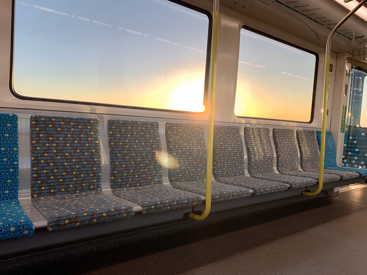 fictillius's tweet photo. Sun setting on Sydney Metro https://t.co/1nLnLrAQuh