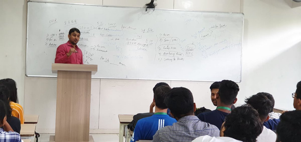 kes_college's tweet photo. | 16.08.2019 |
Department of Information Technology organized a seminar on 'Information Security' by Mr. Pankaj Tiwari, Senior Cyber Security Consultant, IBM Security India Pvt Ltd
#kesshroffcollege #kessc
#informationtechnology #technology #education #digitalmarketing #security https://t.co/DZ7C6jCoF9