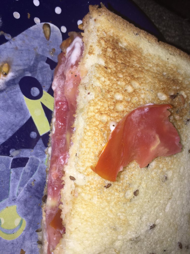 Coatuh's tweet photo. Movie theater tomato sandwich and good luck Charlie https://t.co/lO21W0oqeI