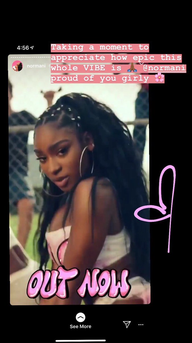 leonalewis's tweet photo. Taking a moment to appreciate how epic this whole VIBE is 🙏🏾 @Normani proud of you girly 🌸 https://t.co/6xNjcmUDgj