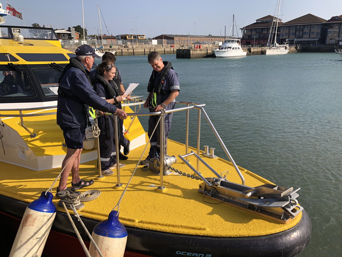 Learning how to set the anchor on #Rescue5. #nsri #RichardsBay