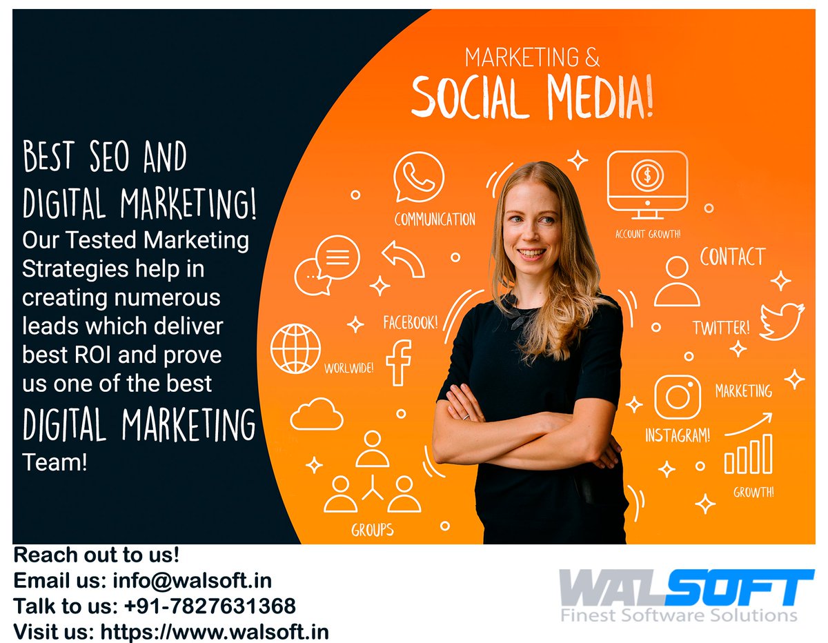 walsoft_1's tweet photo. Our Tested Marketing Strategies help in creating numerous leads which deliver best ROI and prove us one of the best Digital Marketing Team!
#digitalmarketing #socialmediamarketing #seo #onlinemarketing #marketingdigital #digitalmarketingagency #walsoft
https://t.co/bfBLVcU0kv https://t.co/vNYnekcjsS