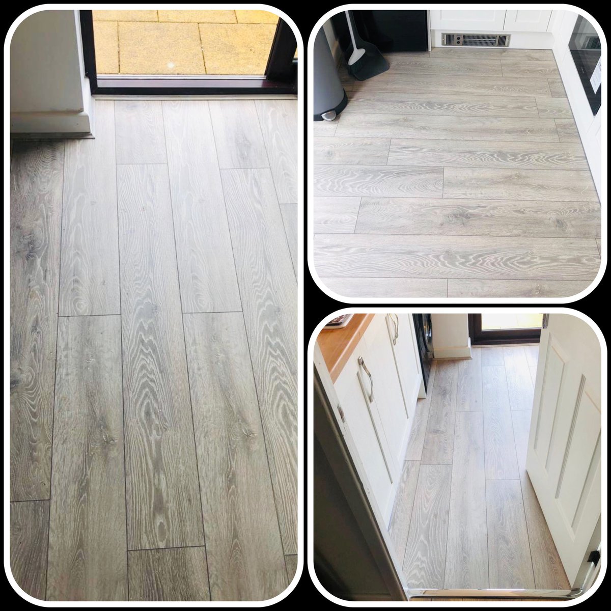 GHM_ltd's tweet photo. Newly fitted Howdens kitchen! We love these colours together, gives the kitchen a bright modern feel! Another happy customer 👍  
#kitchensofinstagram #kitchens #tiles #greykitchentiles #freshnewlook #howdenskitchens #smallbusiness #sheffield https://t.co/cGHM1q69uJ