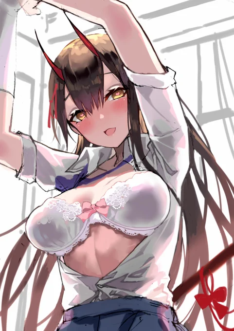 鈴谷ちゃん描いてる
 #アズールレーン 