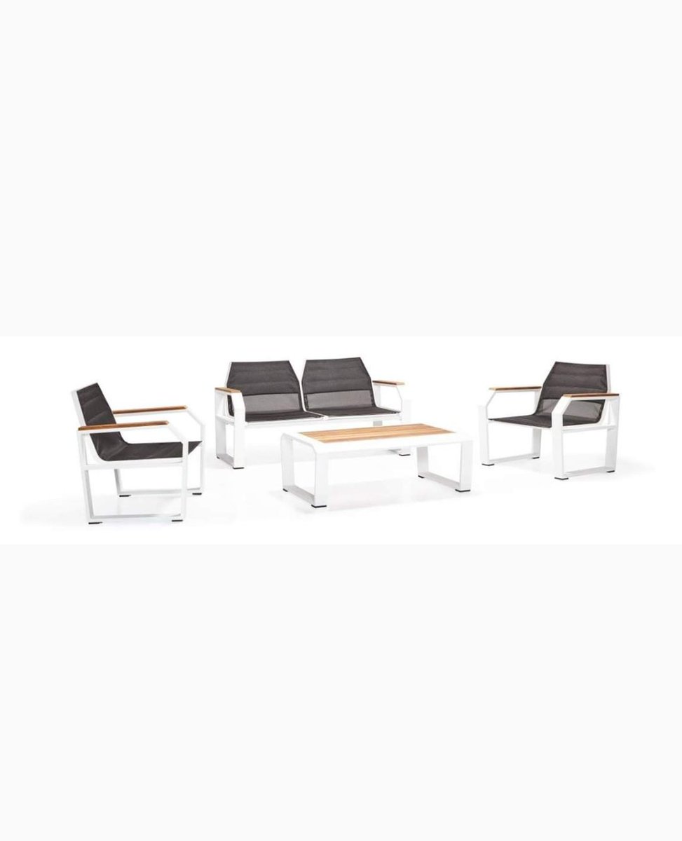 aizonoi's tweet photo. TRUVA GARDEN ALUMINUM 2-SEATING GROUP

-Aluminum Frame
-Ireko Tree
-High UV and Outdoor Resistant Architectural Segment
-Electrostatic Powder Coating
-Serge Ferrari batyline mesh outdoor resistant plastic fabric
-Disassembled Product

#Aizonoi
#homedecor https://t.co/FX4bCG19To