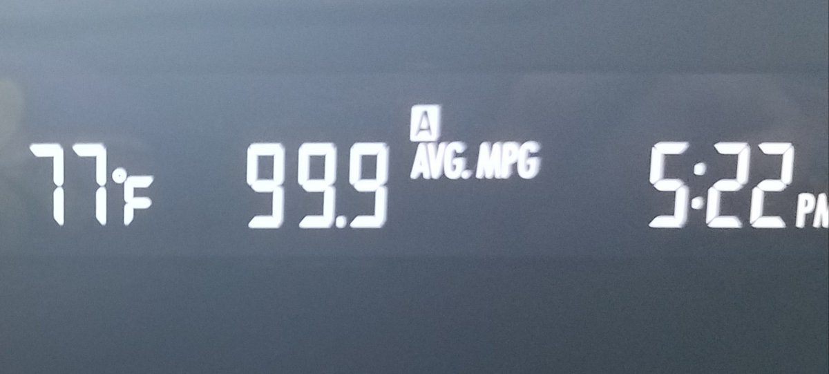 Uh... I think we broke it? Coasting down the hill yesterday on the way back from Crater Lake and we got up to 99.9 mpg and then it just stopped! #lovemysubaru #WilsonvilleSubaru #CraterLake @subaru_usa