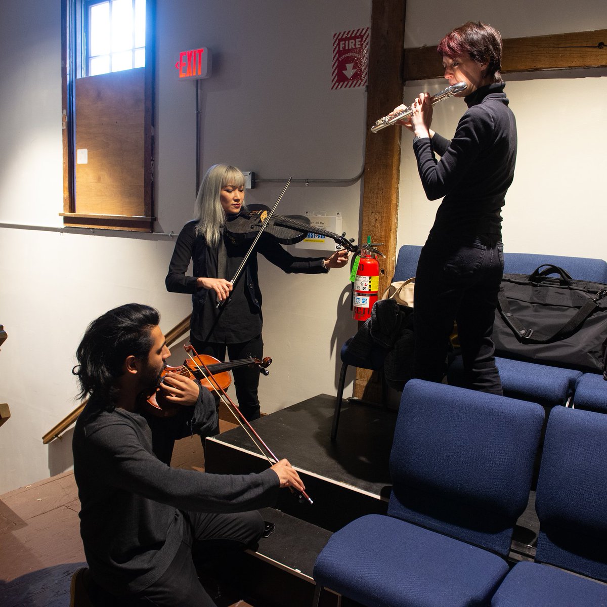 mormolyke's tweet photo. With Divyamaan Sahoo &amp; Patricia Julien, two of three music participants at this year's @ONeill_Center National Puppetry Conference back in June. It's really the one place in the world I can let go of my impostor syndrome as a performer and just *play*. #riskfailriskagain https://t.co/MqhGny0Drg