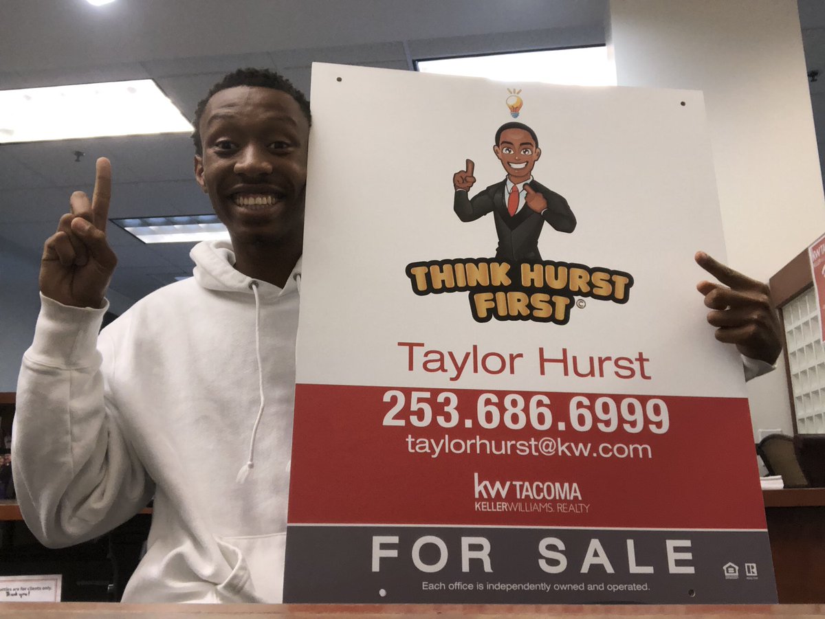 ThinkHurstFirst's tweet photo. All things real estate- #ThinkHurstFirst

Today I picked up the sign that will be hanging in front of all my listings, WITH MY OWN BRANDING ©

#entrepreneurs, I encourage and implore you not to give up, even on those difficult days, there are ☀️ days ahead 😎 https://t.co/IWf17wHNK5