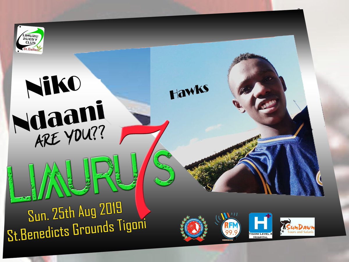 LimuruR's tweet image. Confirmed attendance

#Limuru7s
#TwendeLimuru 
#rugby
#10over10