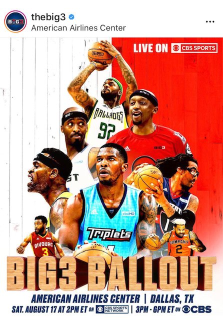 IceCubeBIG3ball's tweet photo. BIG3 Ballout Dallas 8/17
*
*
*
*
#ballislife  #windmilldunk  #willbynum  #hoopin  #detroitpistons  #icecube  #ballallday  #Loyalty  #WhatsYourDefinitiion  #cigars https://t.co/CFuOsQCp8S