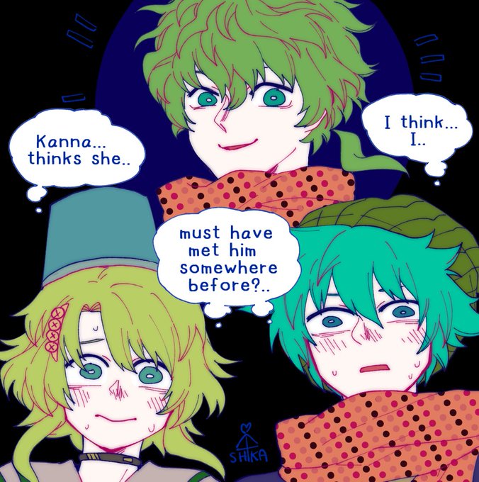 I immediately thought "kanna's and sou's lovechild" when I saw him for the first time. I know he isn't but gawd his character design;;

#yourturntodie #kimigashine 