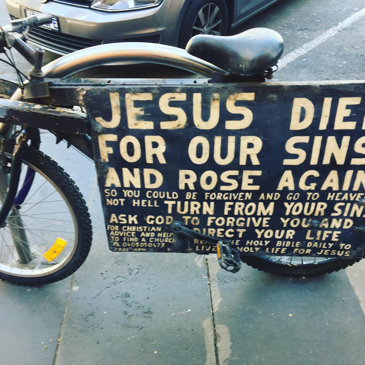 Selfish Jesus Bikes tweet media