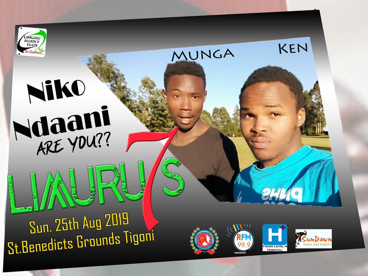 LimuruR's tweet image. Confirmed attendance

#Limuru7s
#TwendeLimuru 
#rugby
#10over10
