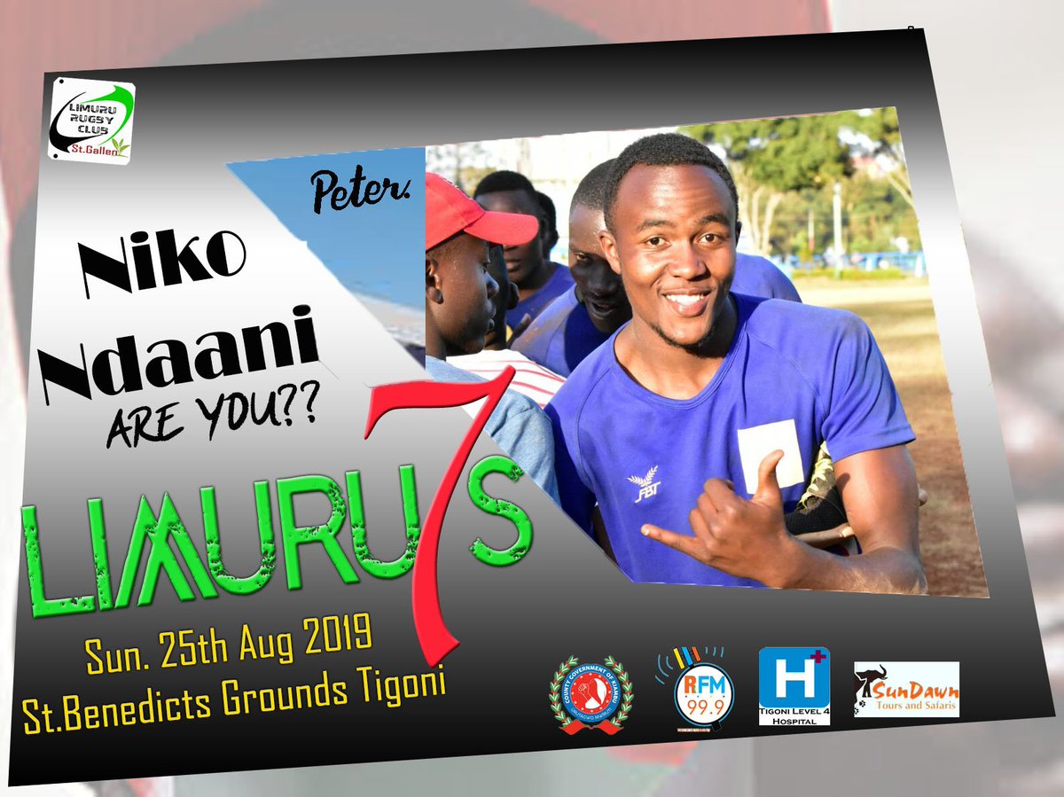 LimuruR's tweet image. Confirmed attendance

#Limuru7s
#TwendeLimuru 
#rugby
#10over10