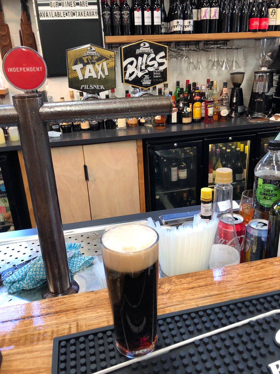 scecclesia's tweet photo. Drinking a pot of 2 Brothers “Bliss”: Black Imperial Shiraz Saison in Gembrook at the Independent. Very nice.
I was last here on the third day of the #MWW2016 walking to St Mary’s tomb in Sydney. It was a tapas bar then... https://t.co/op9wOSteWR https://t.co/7BuFQfDklV