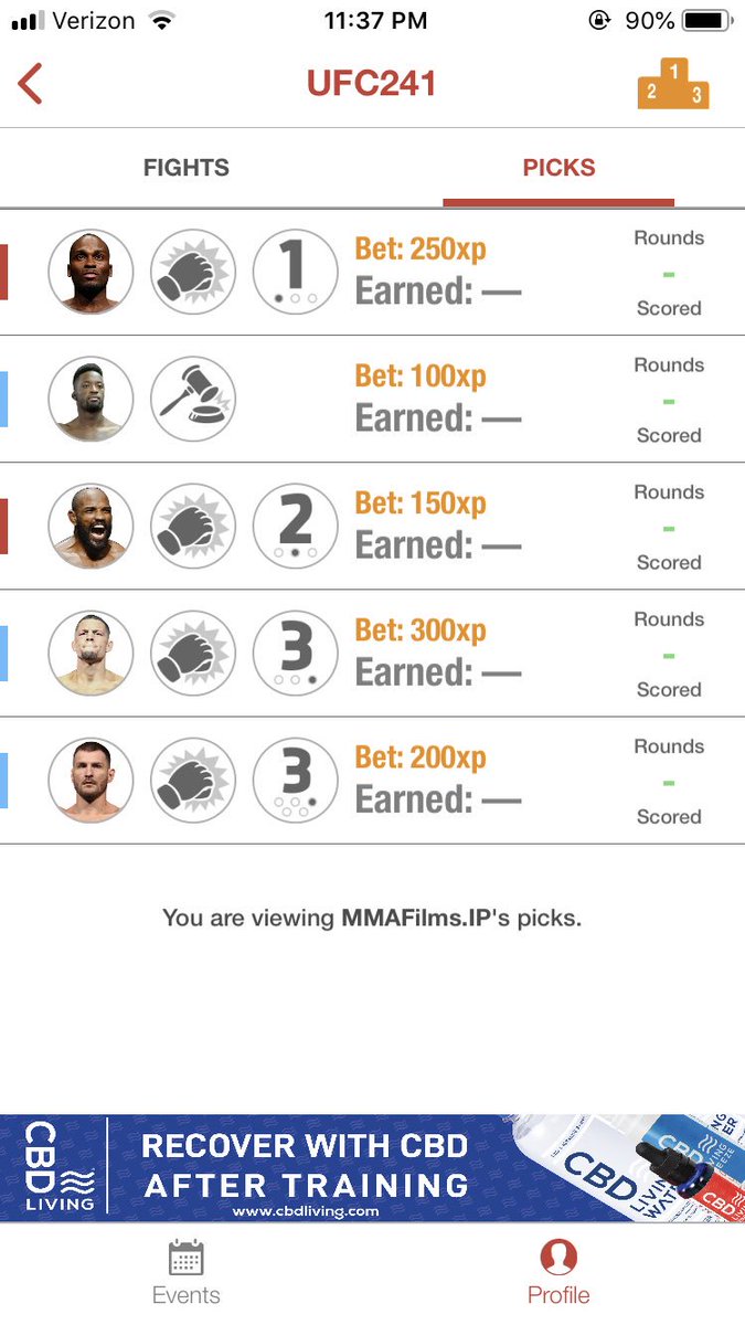 MMAFilmsIP's tweet image. Striving for success. ready for belt number 3 on the #verdictmma app