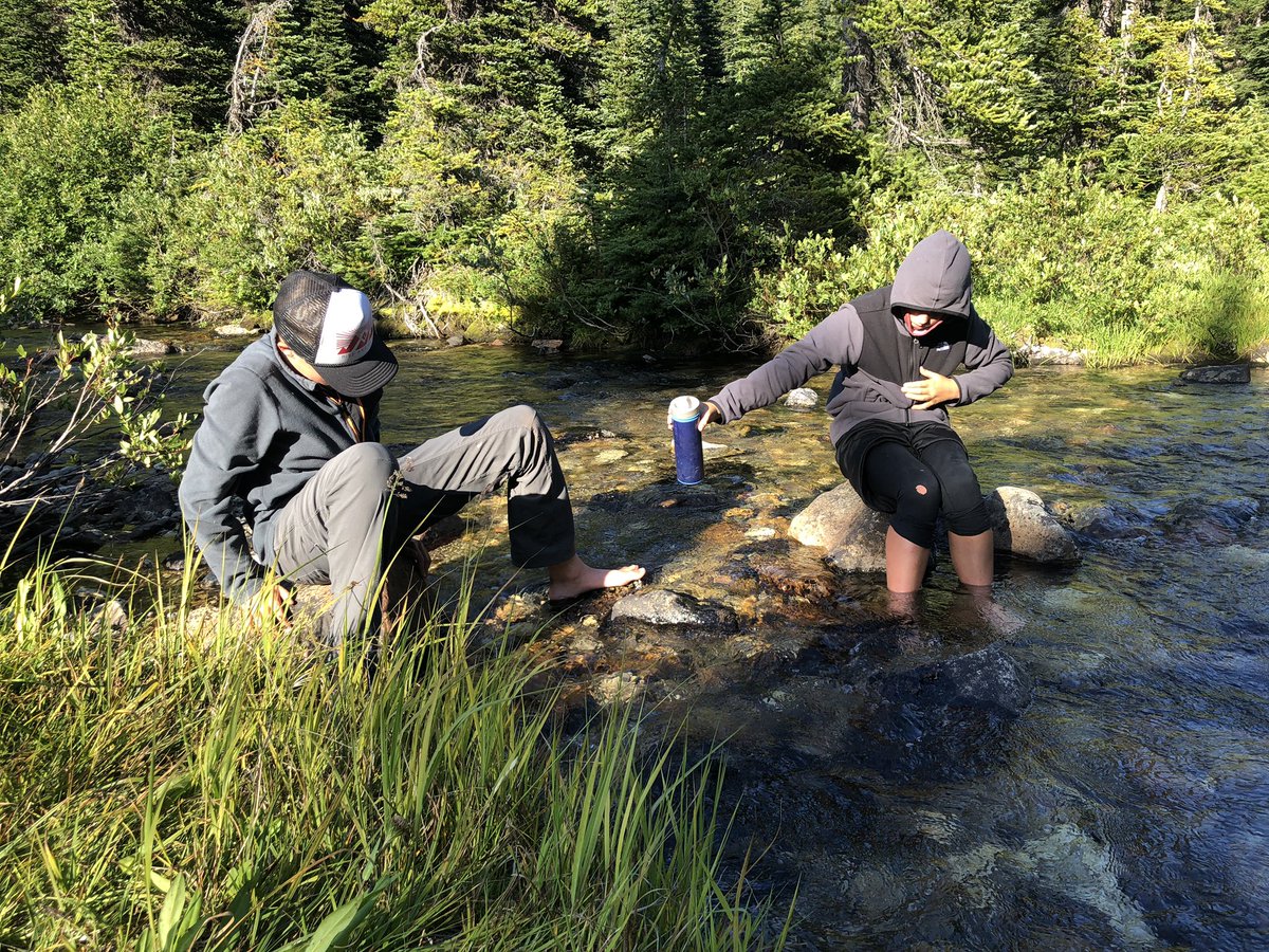 dheyting's tweet photo. Pass the Grayl please!  Nice fresh cold drinkable water! @TheGrayl #water #filter in the Chiwawa Basin, Glacier Peak Wilderness, WA https://t.co/TKL018luPO