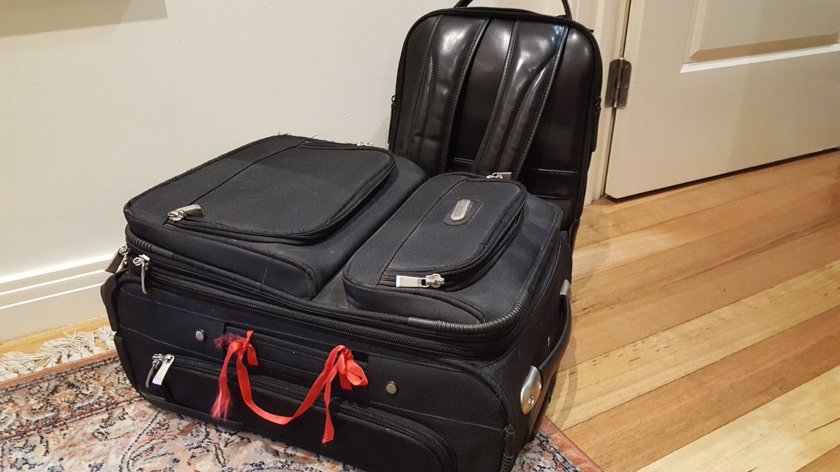 CatManning's tweet photo. Packing my bag for warmer places and fun at #acodeltli One more day! https://t.co/NvkNy7Btt2