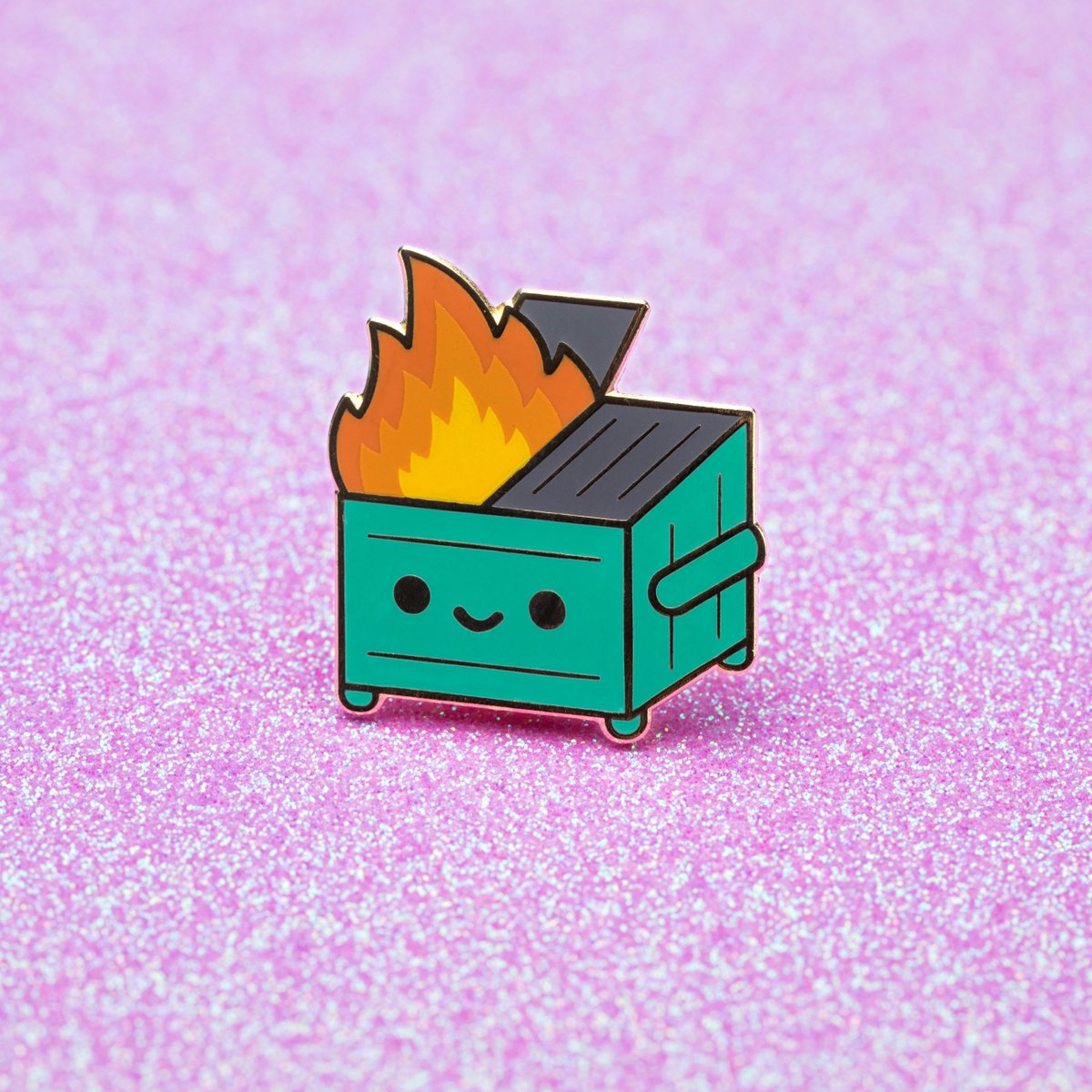 100soft's tweet photo. @realDailyWire I'd appreciate any signal boosting I can get with this. It's completely disheartening, overwhelming &amp; shitty to have to keep dealing with art theft. I've had my Dumpster Fire  image for years now, across tons of different products. Real lame move of @realDailyWire to rip me off. https://t.co/2LKIofGIJT