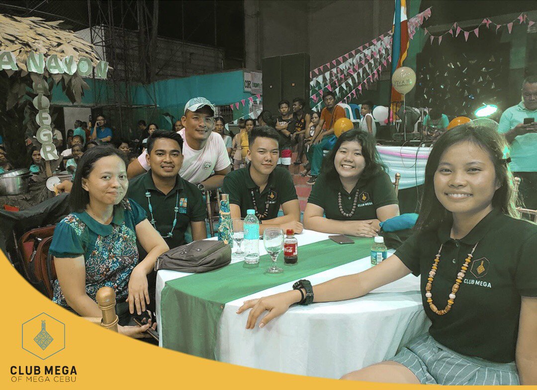 ClubMegaph's tweet photo. Mega Cebu Associate Mrs. Evelyn Nacario Castro, Director Program Management Office Research, Program and Organizational Development MCDBC  with Club Mega Executive Officers supervised Mr. Elizar Sabinay drove all the way to Cordova Sports Complex to celebrate Fiesta sa Nayon 2019 https://t.co/HhA9XDQ1w4