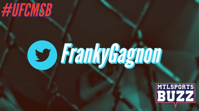 FrankyGagnon's tweet photo. Fier de me joindre à l'équipe du @mtlsportsbuzz pour votre couverture sports de combats! Live Tweet, reportages, entrevues, etc.
#UFC #Bellator #TKO #Boxe
Joignez-vous à nous dès demain sur @mtlsportsbuzz pour un live tweet du #UFC241 dès 20:00!
#UFCMSB #dontblink https://t.co/BGlKWrqvJ6