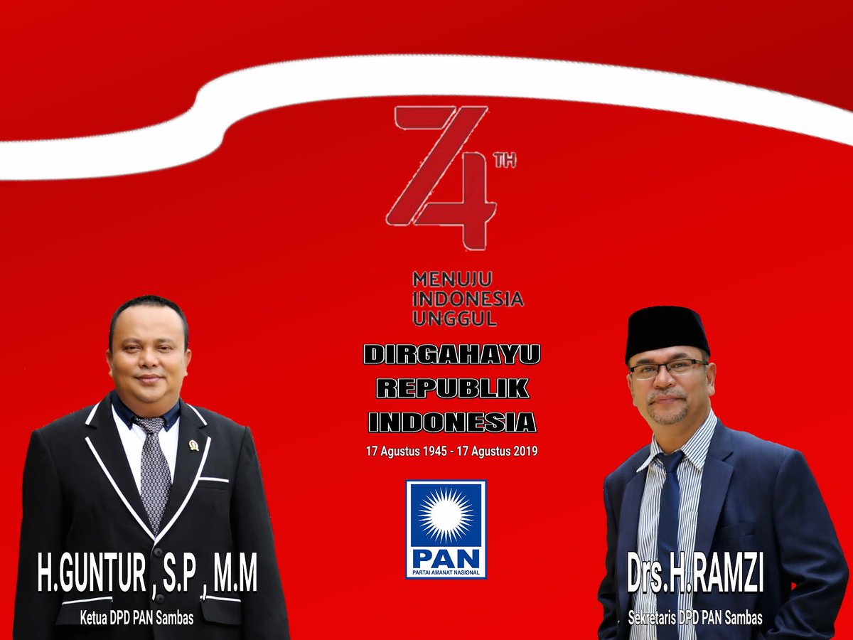 BangDiman67's tweet photo. Dirgahayu Republik Indonesia.
Semoga di usia yang ke 74 Tahun Indonesia bisa bangkit, bersatu, mandiri ekomoninya dan sejahtera rakyatnya.
@gunturaspan
@abahramzi
#DPDPANSambas
#Indonesia74Tahun
#DirgahayuIndonesia https://t.co/lZ0MAwor8a