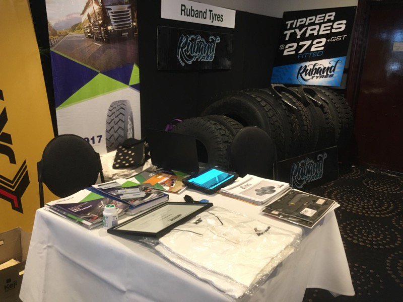 Ruband Tyres @ Live Stock Conference Melbourne Victoria with Anil Stephan representing #iTMS Tyre Fleet Management Software. 
Ruband Tyres sell all Brands of tyres and supports the transport family of the Live Stock Association .
# Ruband Tyres # iTMS