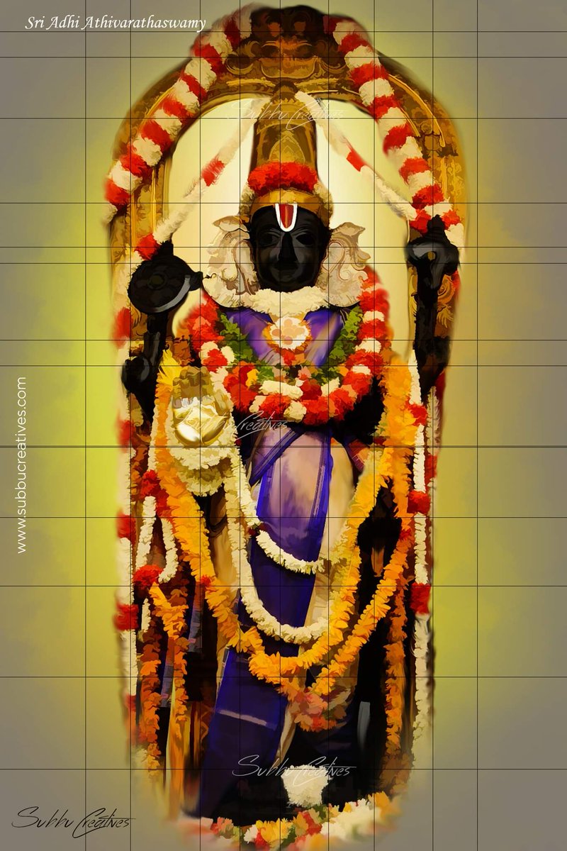 subbucreatives's tweet image. My Digital painting of #sriathiathigirivarathar perumal Really blessed to do painting of sri athivaratha swamy as i hav done with eye opening as always swamy seeing n blessing us.Attached with making images
#stepbystepprocess . #AthiVaradarDarshan #digitalpainting #subbucreatives