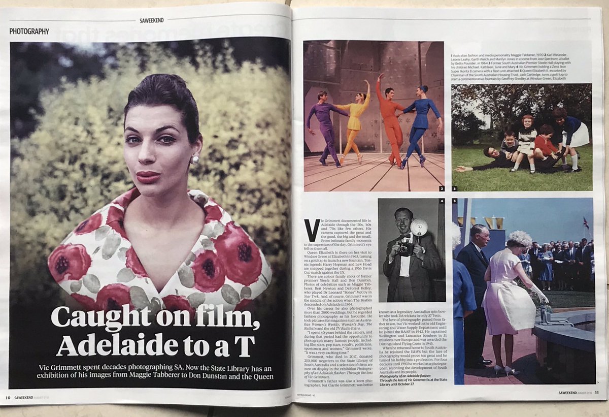 SLSA's tweet photo. Our Vic Grimmett #photography exhibition is featured in todayβs #SAWeekend in the @theTiser #SouthAustralia #Adelaide https://t.co/PhgGnJH9E8