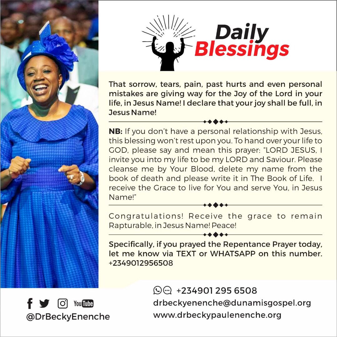 Dr Becky Paul-Enenche tweet media