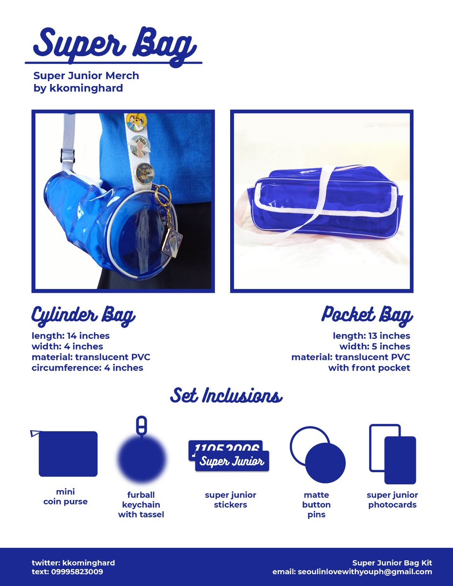 kkominghard's tweet photo. 💙#SuperBag | 𝓎𝑜𝓊𝓇 𝒸𝑜𝓃𝒸𝑒𝓇𝓉 𝒷𝓊𝒹𝒹𝓎 💙
💸Price: 500php
📅DOO: 8/12; DOP: 9/2
🔗Order: https://t.co/7j4XACxlll
*please see image notice for more details
*check thread for more photos of the bag
*for group orders, please send a DM https://t.co/YuIqorQlpu