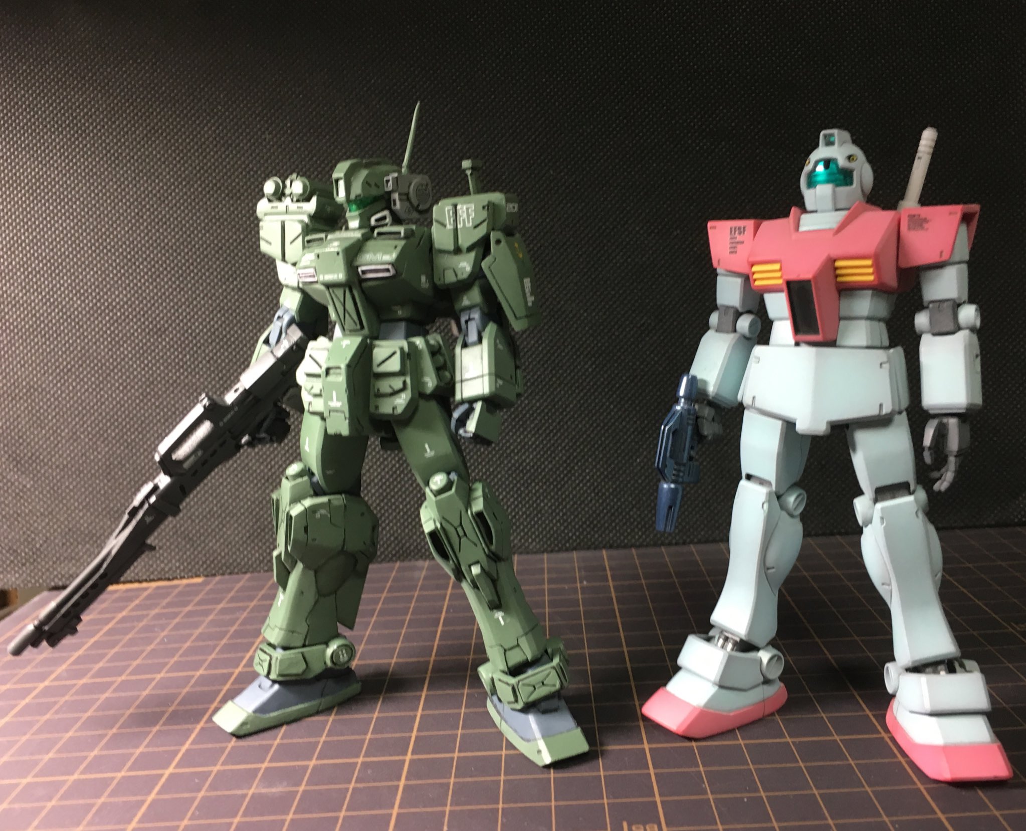 オーバーダード 春の温み模型 装甲強化型ジム完成しました 8 ノ 価格は8千円でrcベルグさんによる業者成型です C3afaマーケット オーバーダード ジム 緑の機体晒してけ