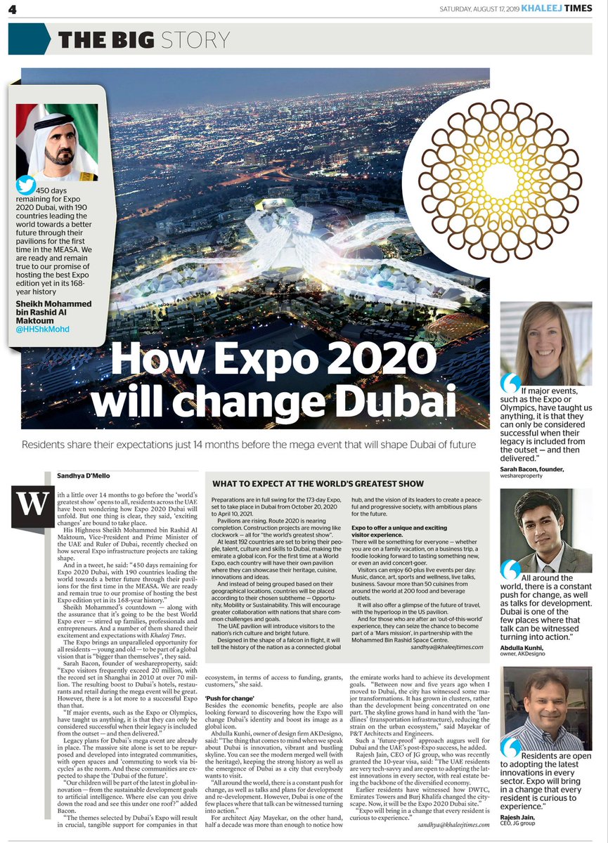 SandyDMello's tweet photo. How Expo 2020 will change Dubai
Read more:
https://t.co/YnDP0y8Xu6
@expo2020dubai 
@WeShareProperty https://t.co/mZAKobzvKi