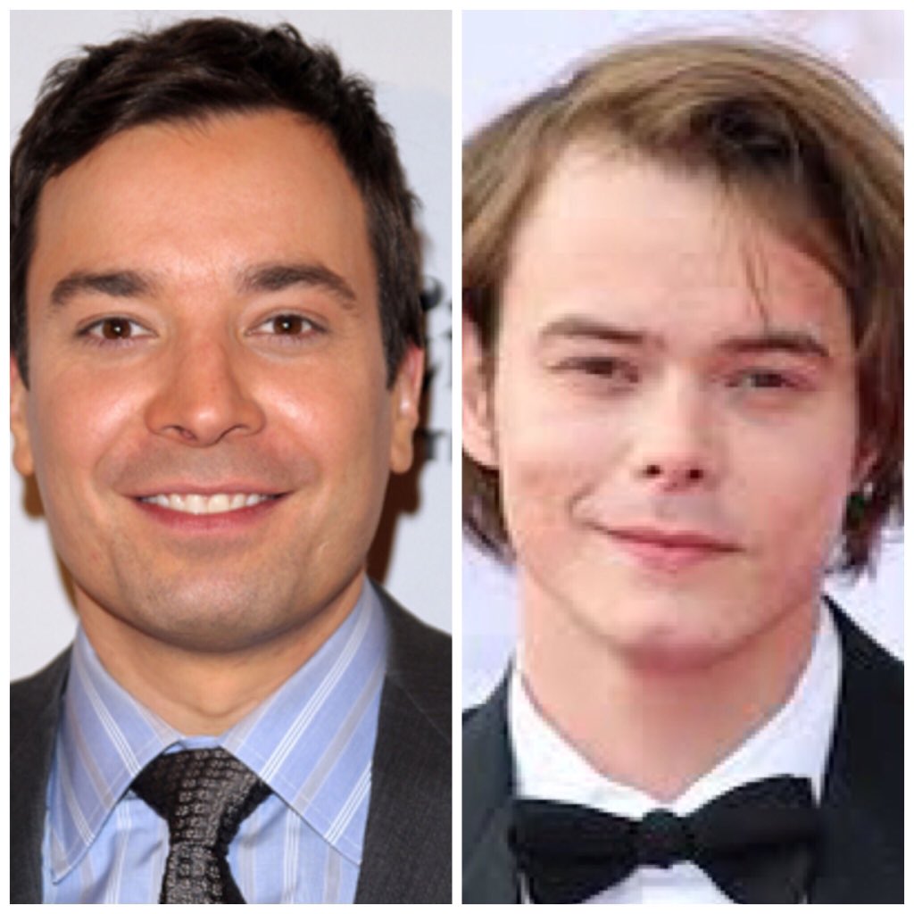 KJtheIntern's tweet photo. @jimmyfallon has ruined @Stranger_Things for me since he looks identical to Charlie Heston’s character Jonathan. #amitheonlyone #strangerthings #ew https://t.co/hBG1yL2n9v