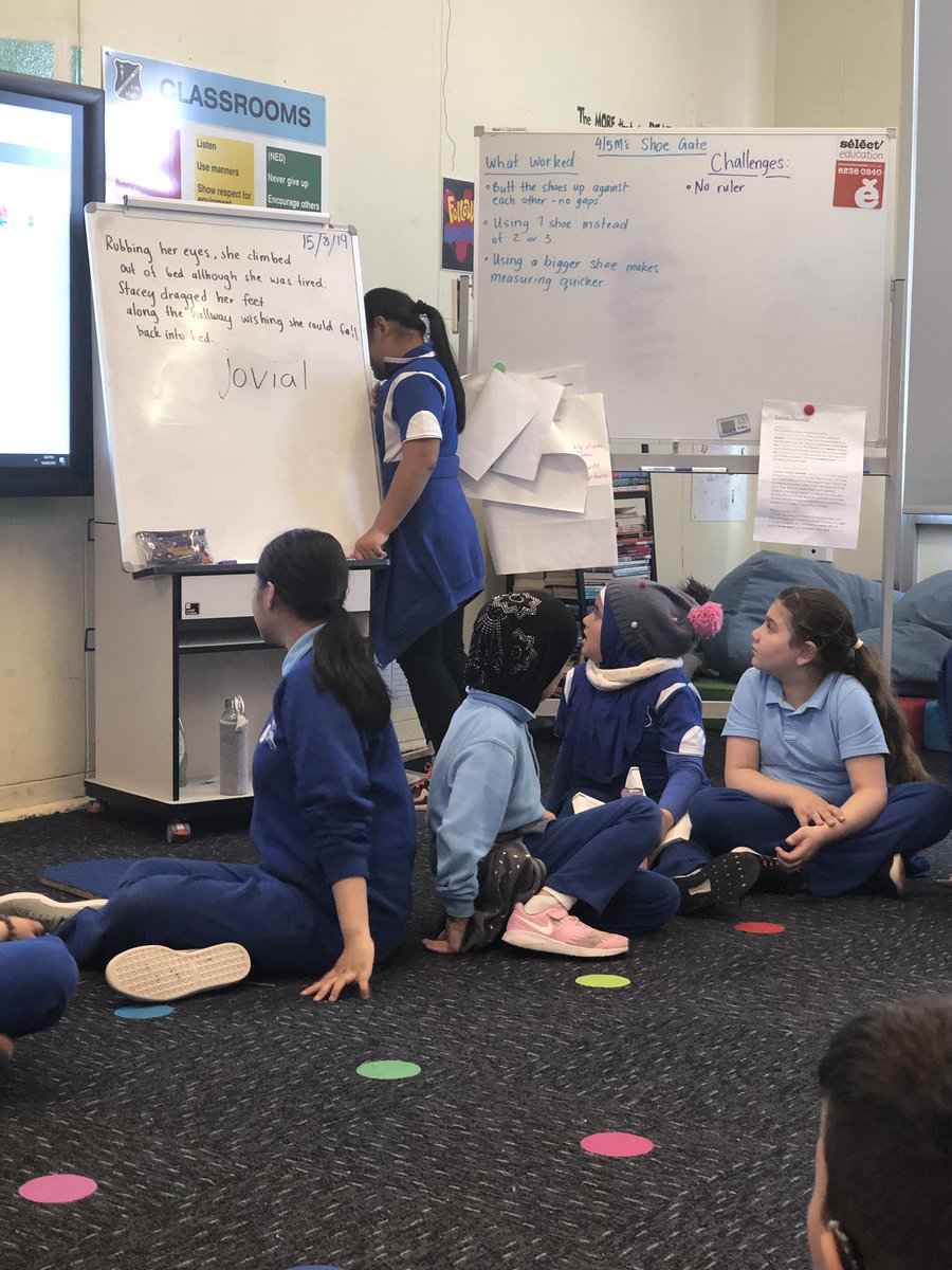 We’ve been learning an interesting, new word everyday from our word wall to help us use exciting vocabulary in our writing! This week we’ve learnt the words sturdy, jovial, deteriorate, brittle and boisterous. Ask us what they mean! 🤔 <a href="/VillawoodEastPS/">Villawood East</a>
