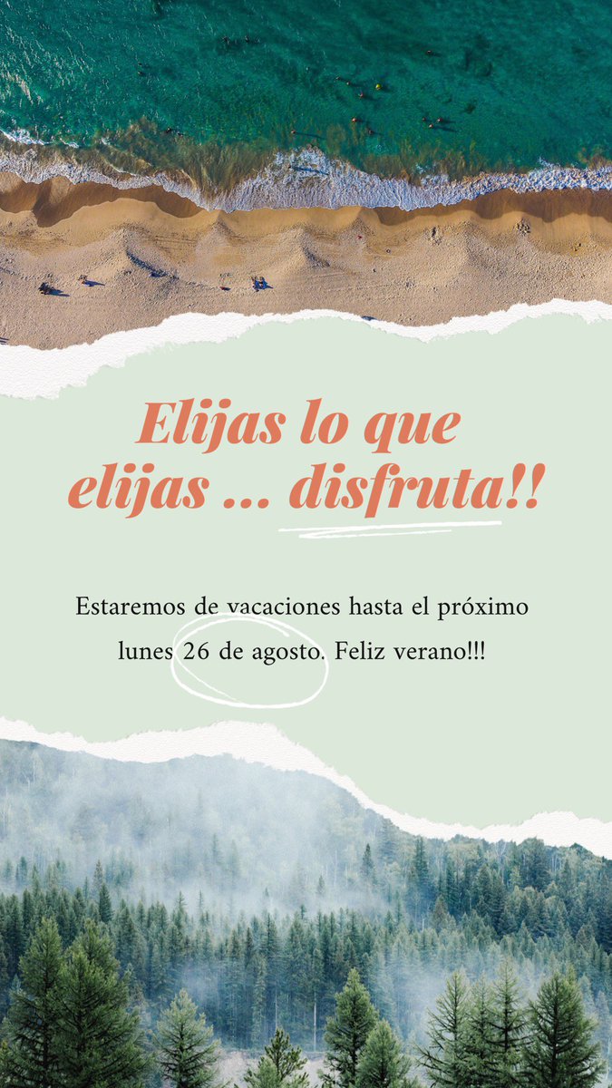 Esta próxima semana nos tomamos unos días ... #nosvamosalaplaya al #paraisogaditano y cogeremos fuerzas para disfrutar de la #feria2019.
Nos vemos a la vuelta